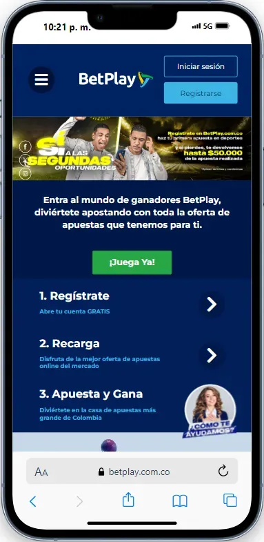 Aplicación Betplay